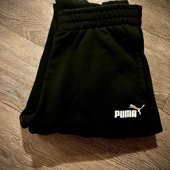 Puma Joggers Sweatpants. Kids 14-16. Black - Picture 4 of 5